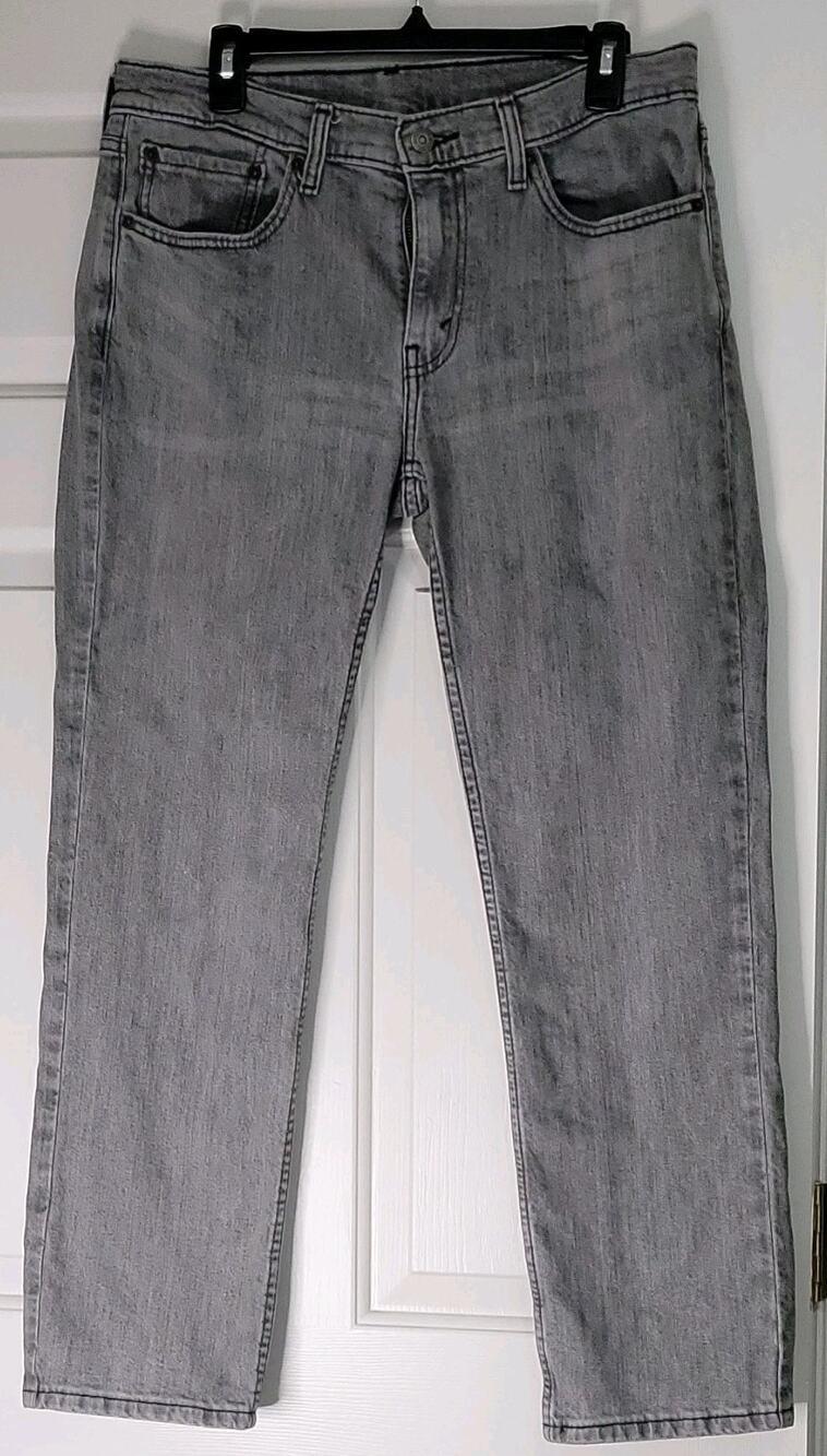 Levi's 514 Straight Fit Jeans 32x30 Gray Y2K Grunge Skater Streetwear NWOT